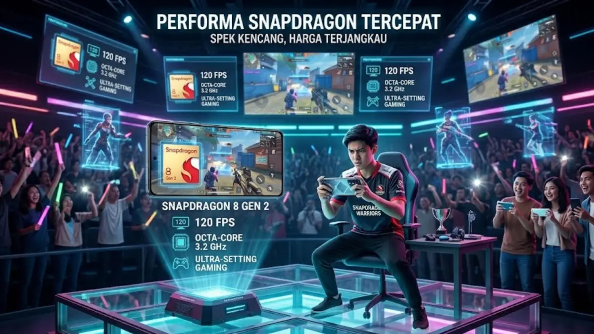 Alasan kenapa harus upgrade ke HP Snapdragon murah spek kencang di 2026. Performa stabil, update rutin, dan investasi jangka panjang terbaik untuk Anda. (GEMINI AI)