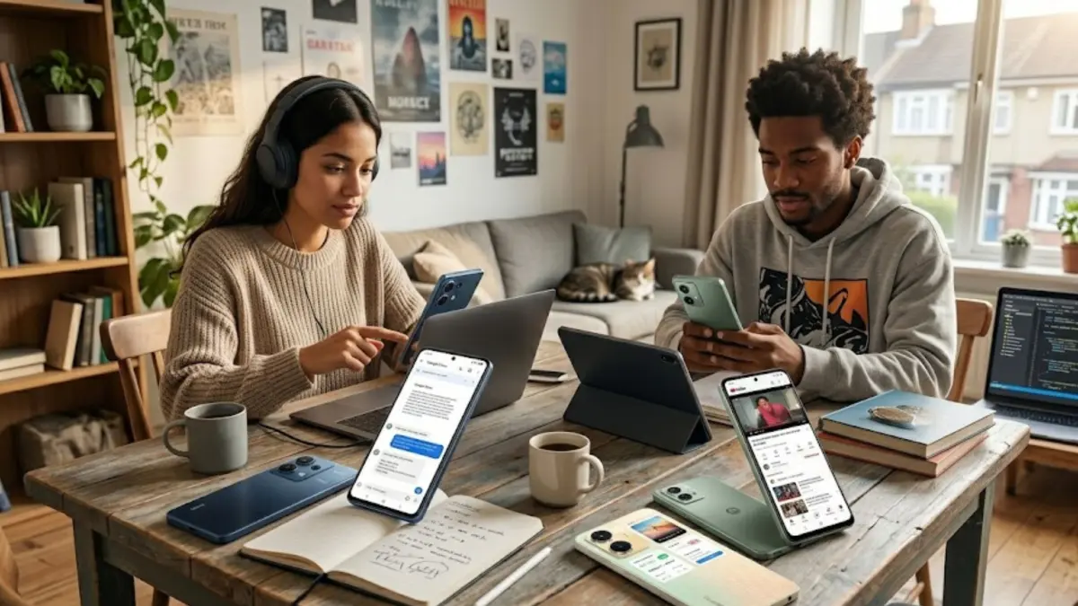 Cari HP multitasking layar lebar? Cek rekomendasi HP murah multitasking 2026 yang bikin kerjaan lebih nyaman dengan layar AMOLED dan baterai awet. (GEMINI AI)