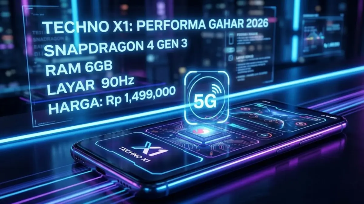 HP 1 jutaan terbaik 2026 dengan desain modern dan elegan! Cek daftar smartphone murah yang bikin kamu makin tampil stylish dengan performa maksimal. (GEMINI AI)
