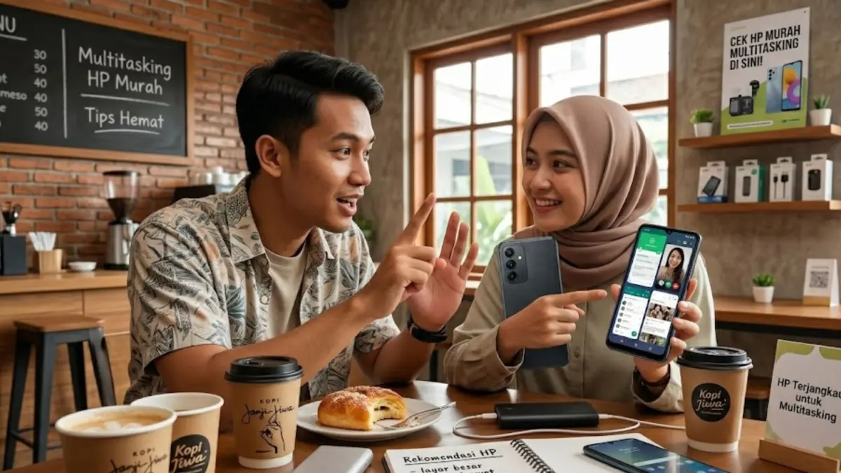 Kreator konten wajib punya! Simak rekomendasi HP murah multitasking terbaik 2026 yang bantu proses edit video jadi lancar, cepat, dan anti ribet. (GEMINI AI)