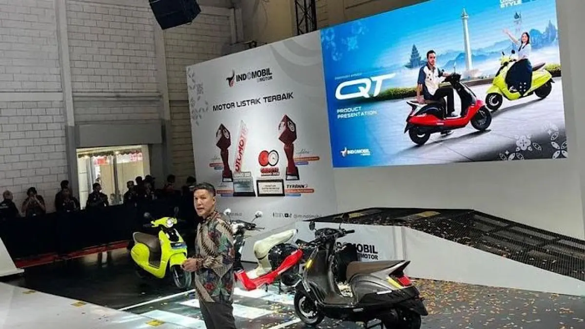 Motor listrik Indomobil Sprinto EV 25 jutaan hadir dengan tenaga besar, fitur canggih, dan desain sporty yang bikin penasaran.(pinterest)