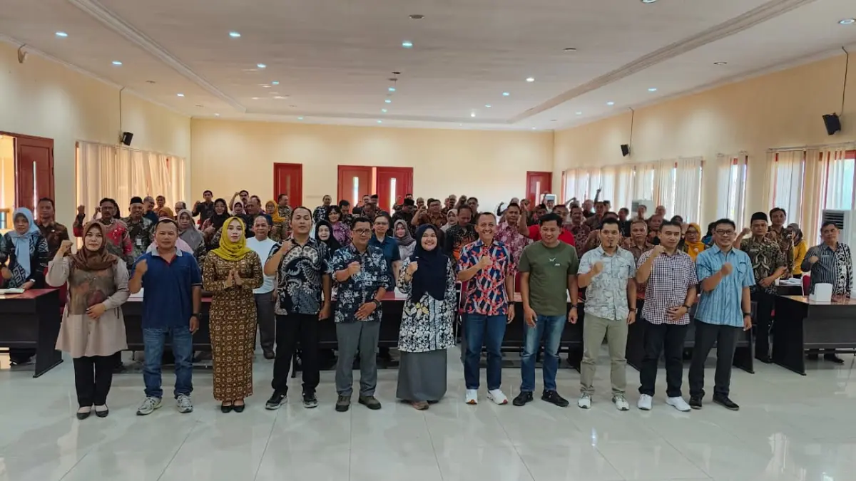 Jajaran Dinas Pendidikan Kabupaten Tulungagung ketika mensosialisasikan juknis SPMB.