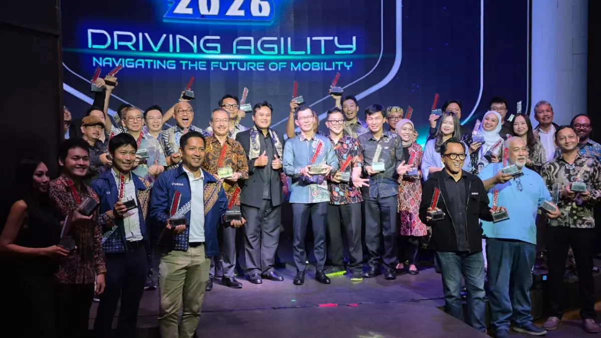 Penghargaan di Event Otomotif Award 2026. (Foto: Yamaha untuk Radar Tulungagung)