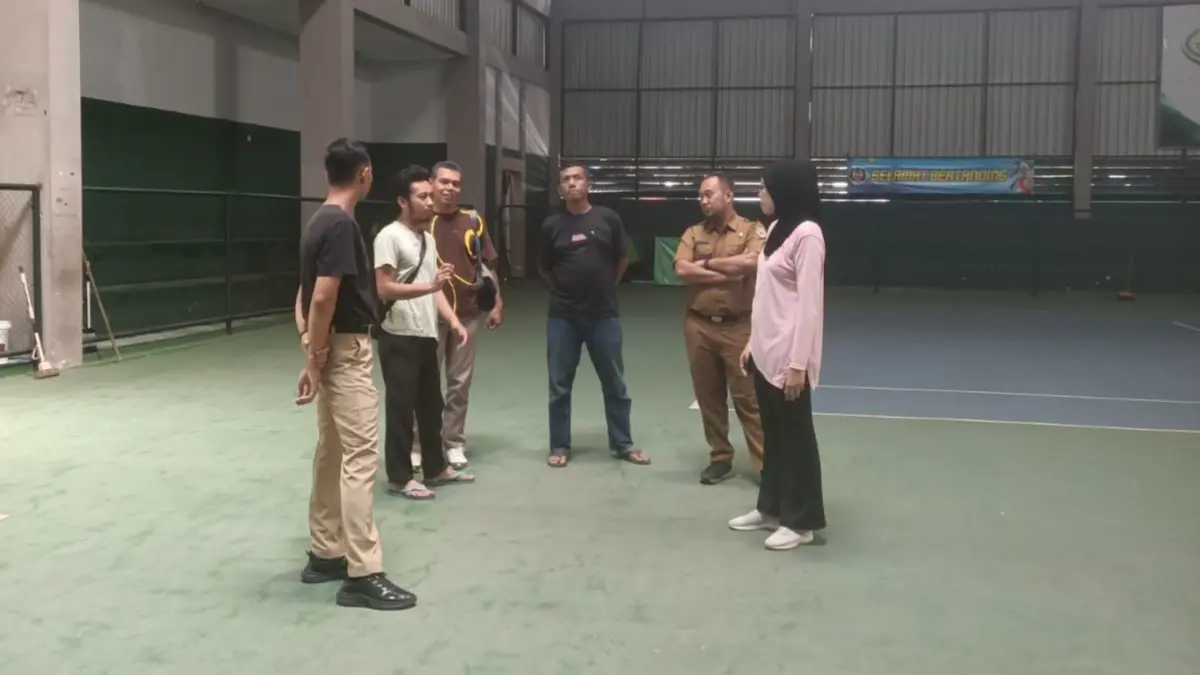 Dispora Tulungagung terus berupaya untuk meningkatkan kualitas sarpras olahraga di masing-masing cabor.(DISPORA UNTUK RADAR TULUNGAGUNG)