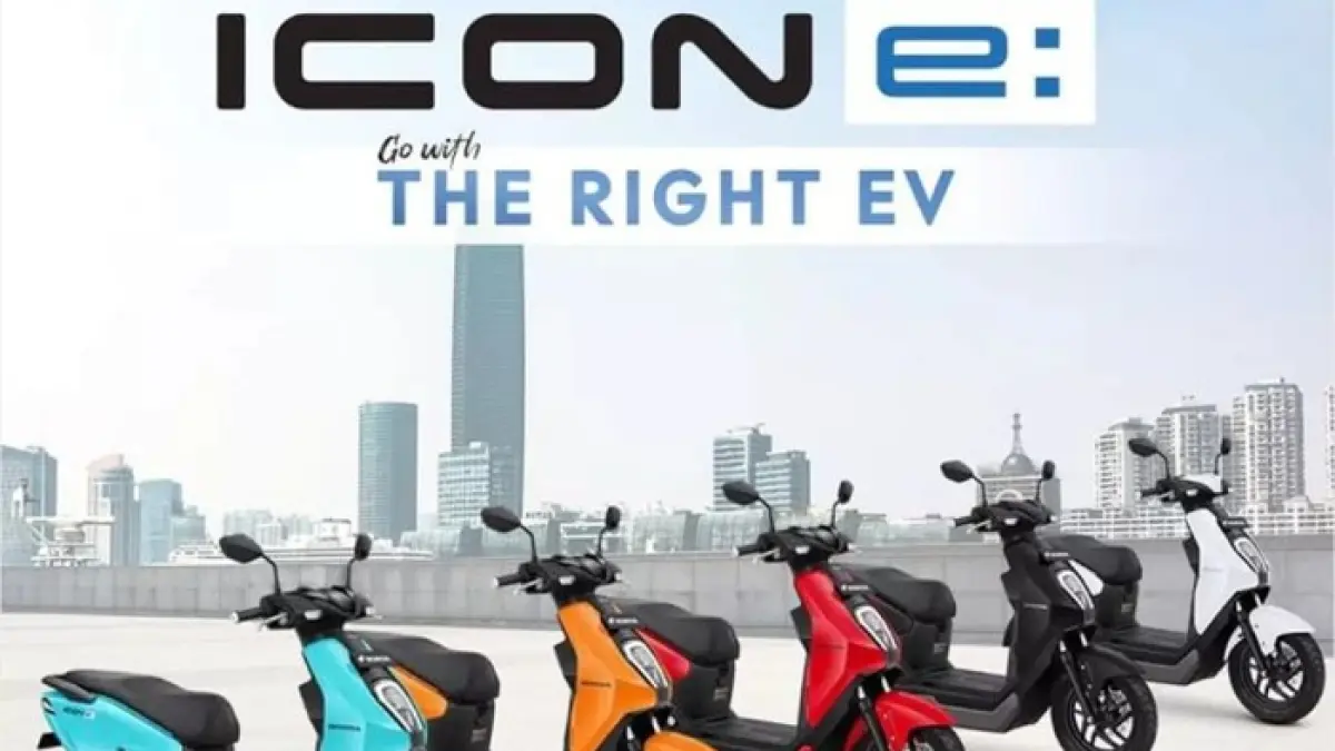Honda Icon e hadir sebagai motor listrik termurah Honda dengan bagasi 26 liter dan jarak tempuh hingga 53 km. (PINTEREST)