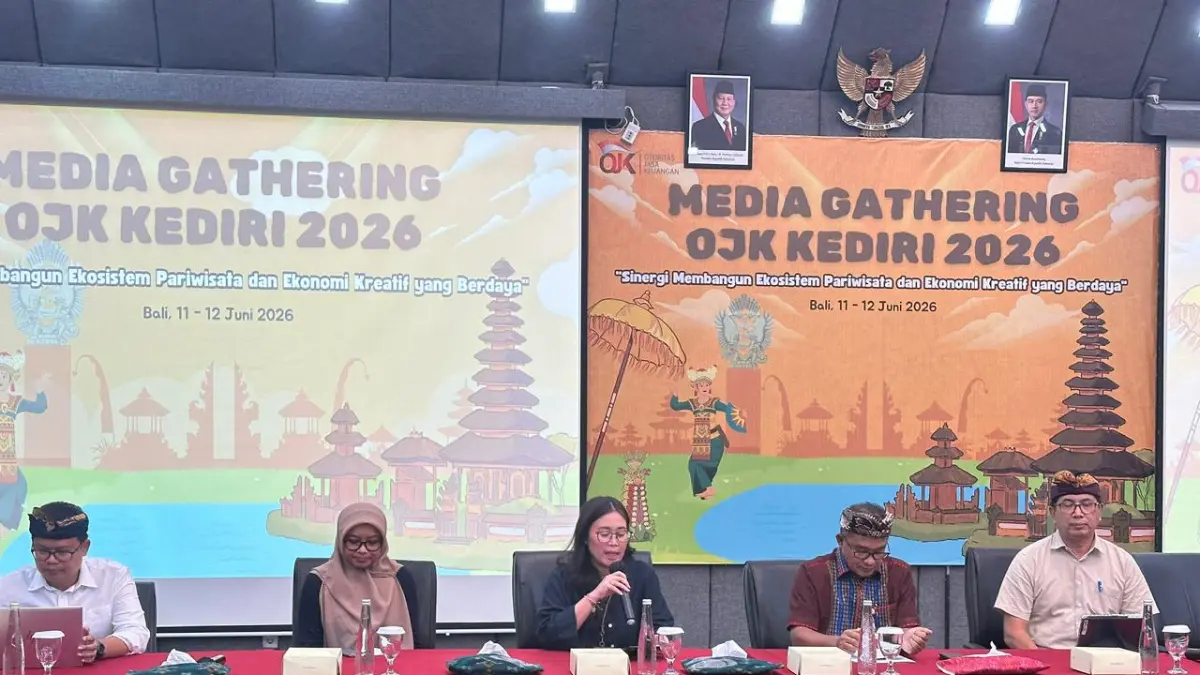 Media Gathering OJK Kediri 2026 yang digelar di Bali pada 11-12 Juni 2026.