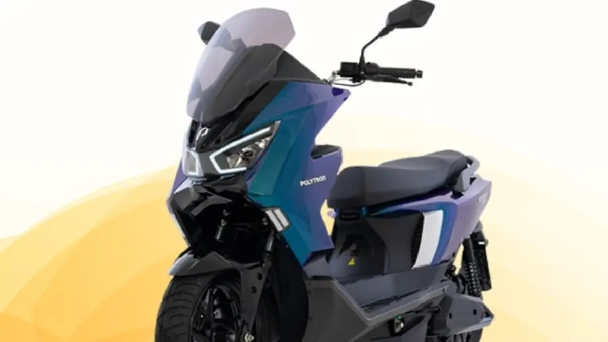 Polytron Fox R menawarkan jarak tempuh 130 km, kecepatan 95 km/jam, dan harga Rp20 jutaan dengan sistem sewa baterai. (PINTEREST)