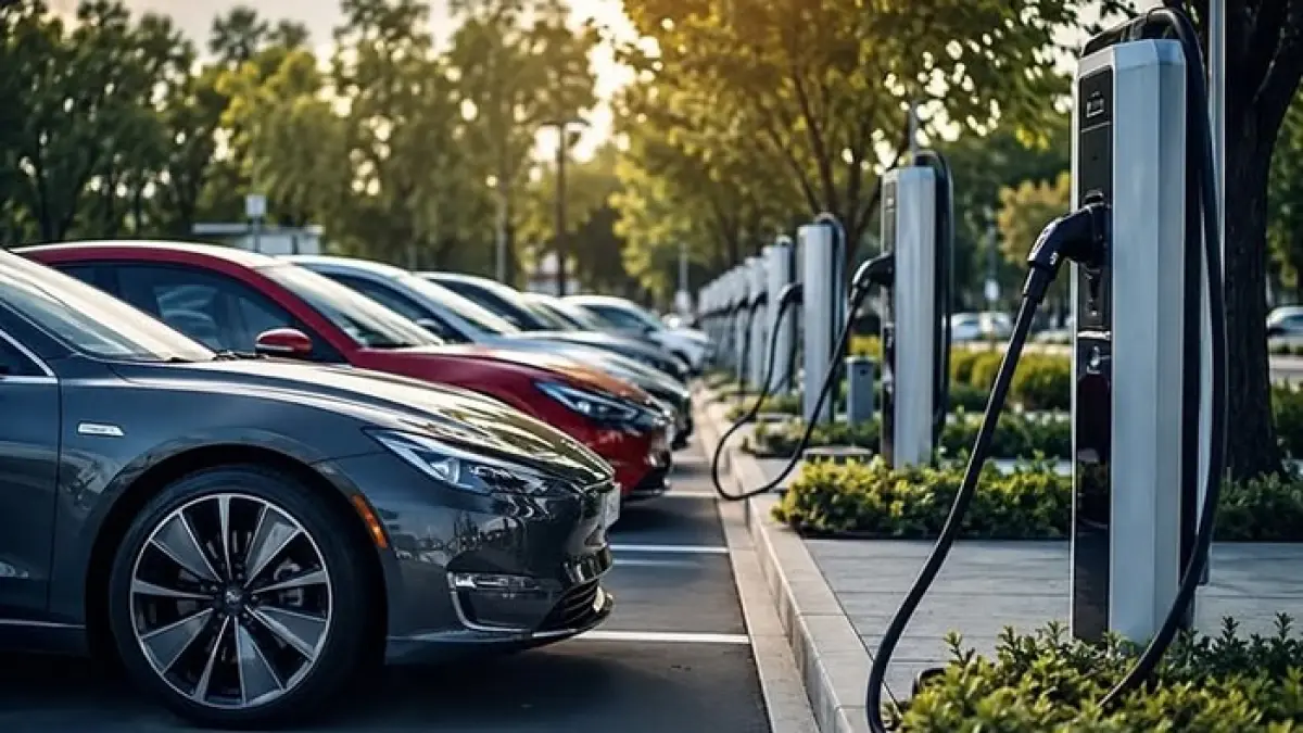 Harga mobil listrik bekas anjlok hingga 50 persen. Hyundai Ioniq 5 dan Wuling Air EV kini dijual jauh lebih murah.(Gemini AI)