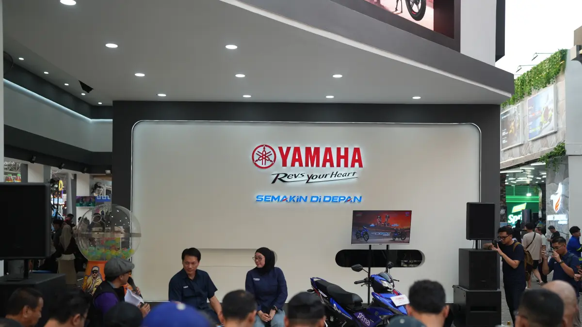 Yamaha Launching MX King 150 Prima Pramac Livery di Jakarta Fair. (Foto: Yamaha untuk Radar Tulungagung)