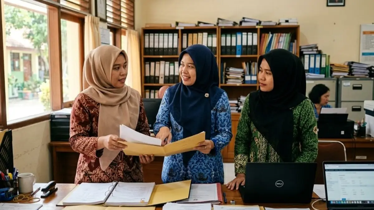 Jadwal pencairan sertifikasi guru Juni 2026 diprediksi mulai setelah 20 Juni usai SKTP terbit. (Ilustrasi Gemini AI)
