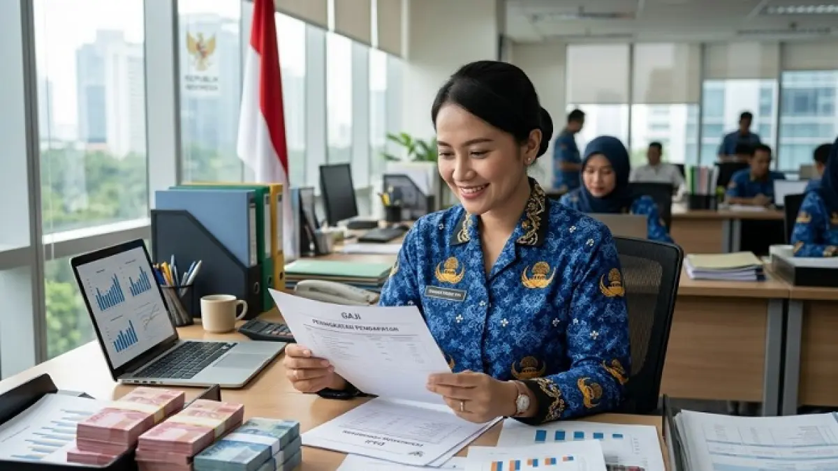 Nasib guru honorer 2026 jadi sorotan setelah pemerintah siapkan Rp14 triliun dan percepat pengangkatan PPPK. (Ilustrasi Gemini AI)