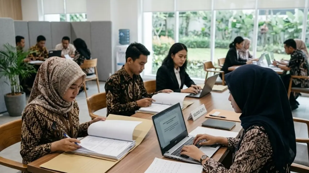 PPPK Guru 2026 membuka 3.053 formasi Sekolah Rakyat. Cek jadwal, syarat IPK, dan dokumen wajib pendaftaran. (Ilustrasi Gemini AI)