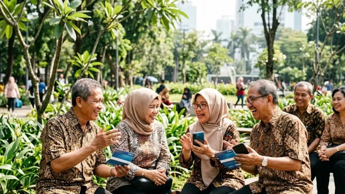 Rapel gaji pensiunan Juni 2026 disebut cair 16 Juni. PT Taspen beri klarifikasi resmi soal kabar yang viral. (Ilustrasi Gemini AI)