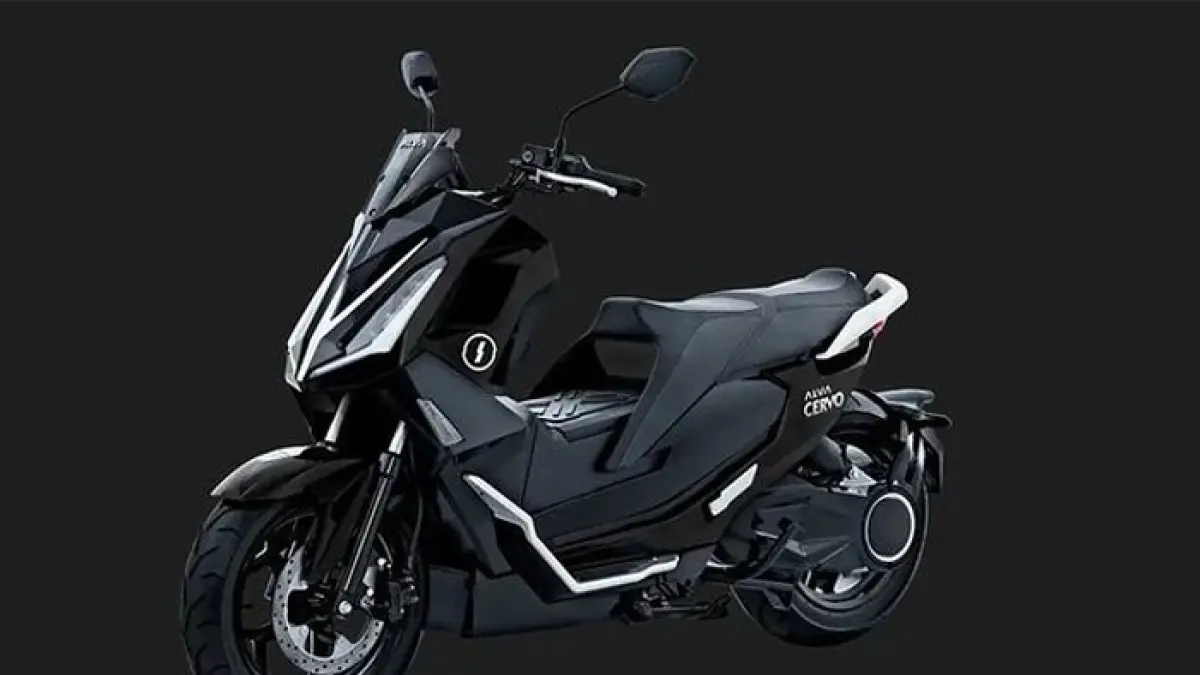 ALVA Cervo Q hadir dengan ABS dual channel, Boost Charge, torsi 53,5 Nm dan desain futuristis. Simak spesifikasi lengkapnya.(Gemini AI)