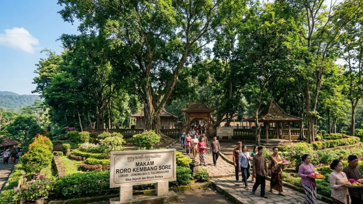 Makam Roro Kembang Sore menyimpan legenda menarik yang masih dipercaya masyarakat dan menjadi tujuan wisata budaya.