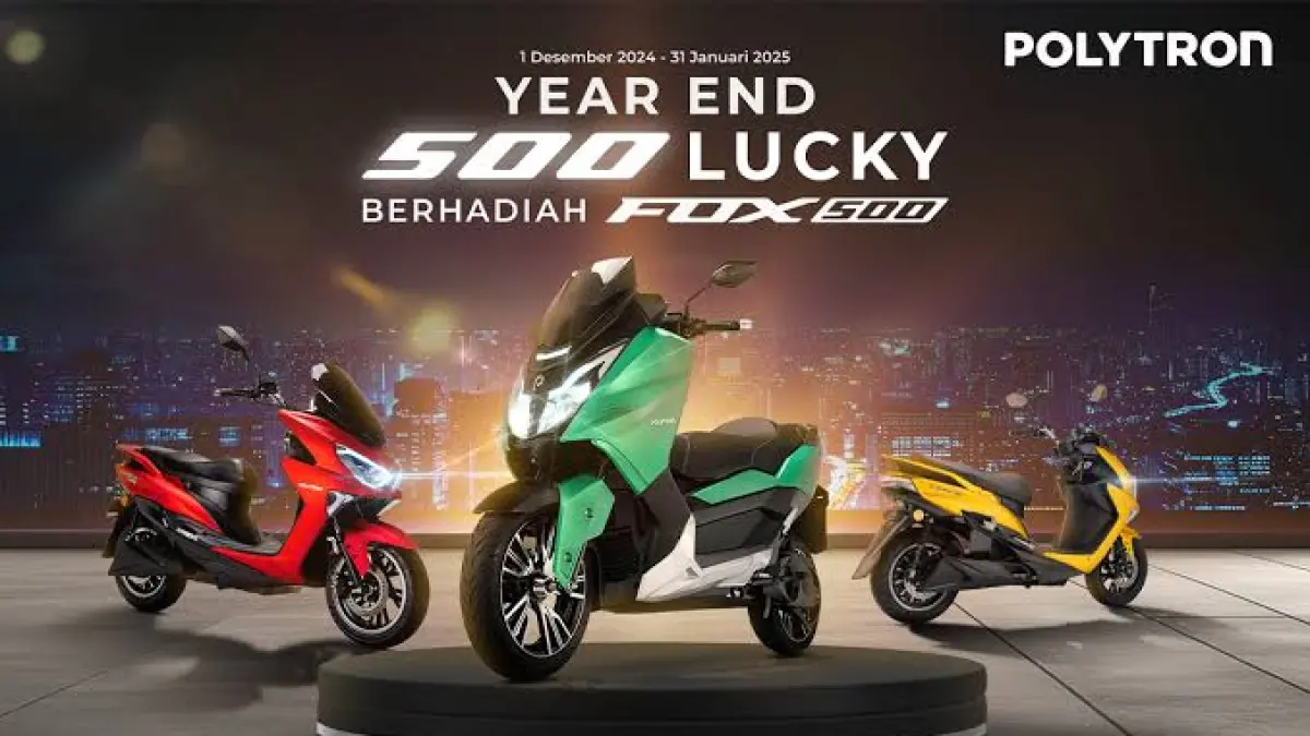 Cek review jujur Polytron Fox 500. Skutik listrik bongsor ini bertenaga, namun benarkah sulit dikendarai oleh pengendara berpostur tubuh pendek?