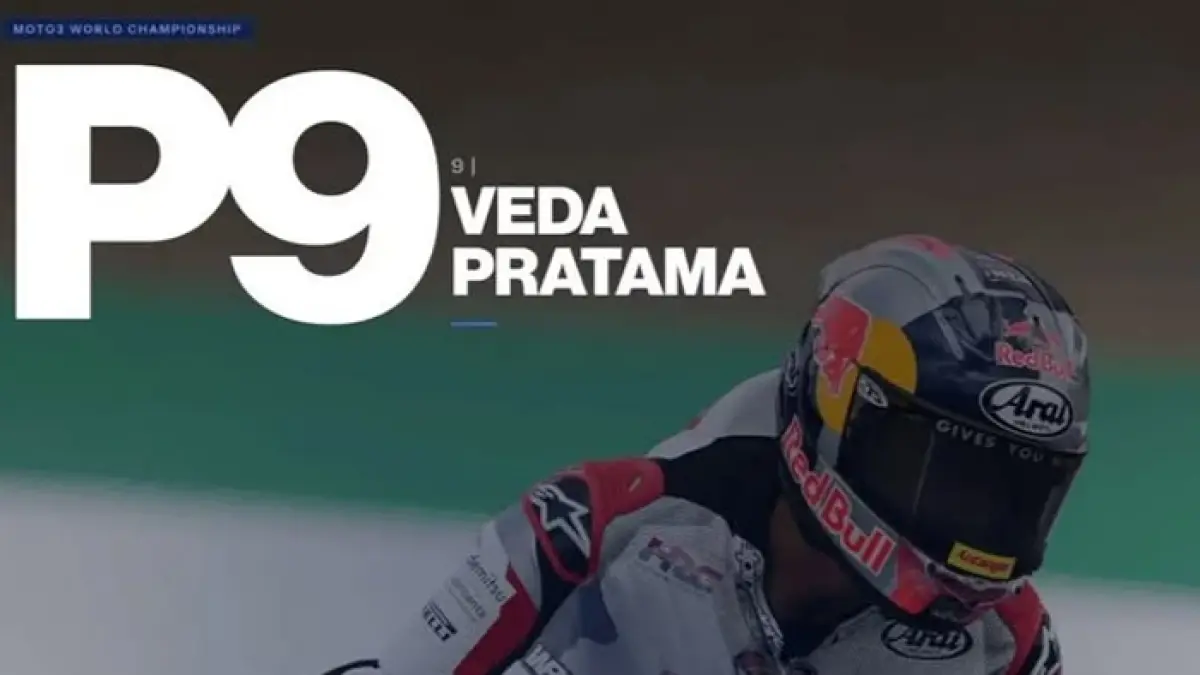 Jadwal Moto3 Ceko 2026 hari ini, Feda Ega Pratama terkena penalti 12 posisi dan memulai balapan dari P20. (Pinterest) 