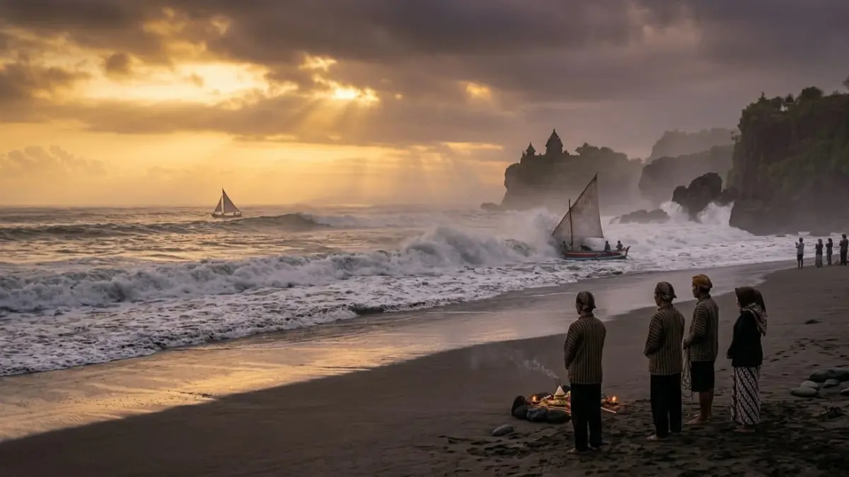 Mitos dan legenda Pantai Selatan tetap hidup di masyarakat. Kisah mistis dan budaya Jawa terus menarik perhatian publik.