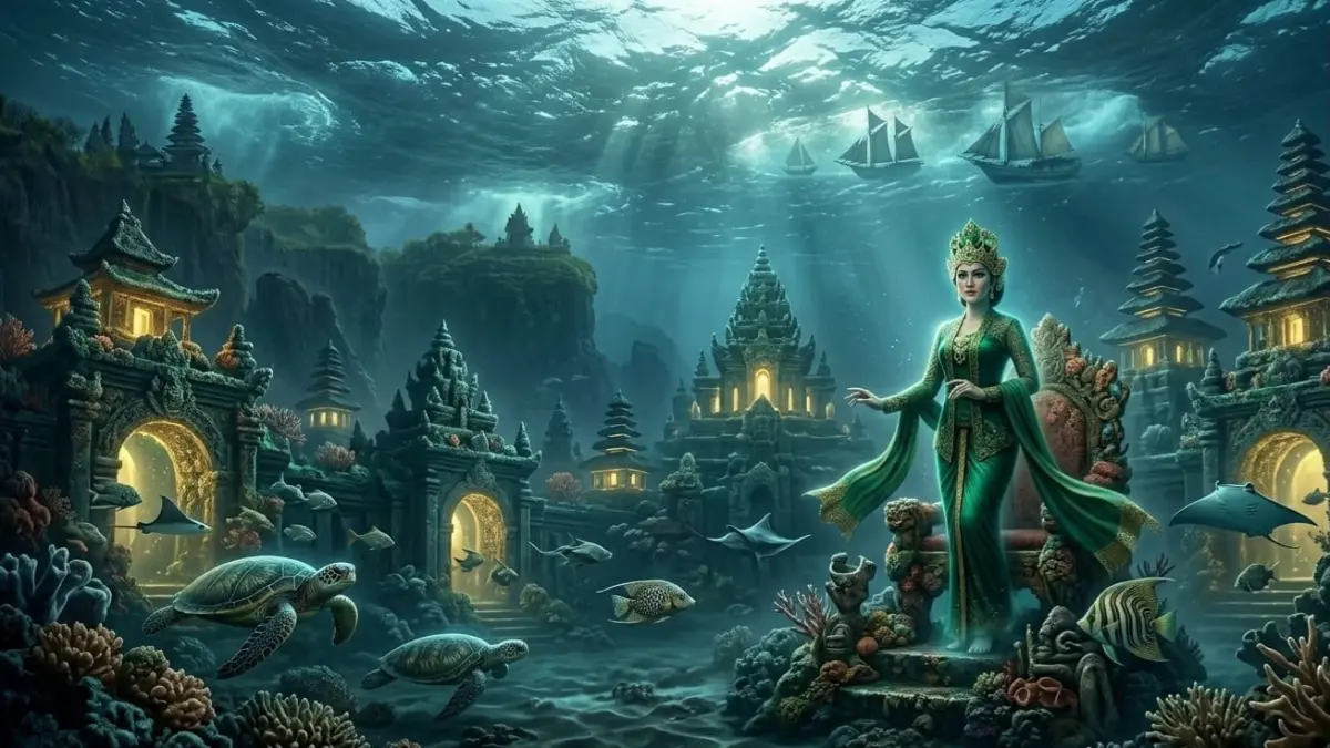 Kerajaan gaib Nyi Roro Kidul masih menjadi misteri. Simak asal-usul legenda penguasa Laut Selatan yang melegenda.
