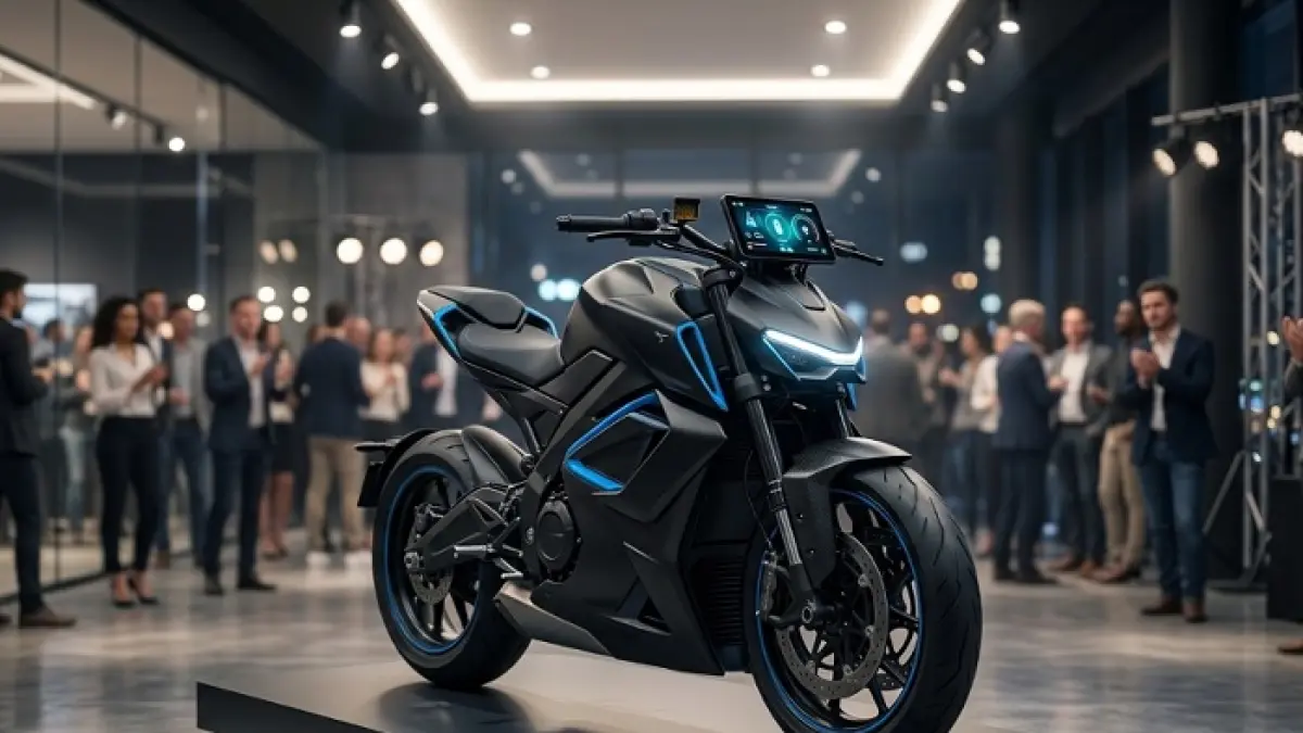 Motor listrik Tirano X hadir dengan jarak tempuh 160 km, Apple CarPlay dan baterai besar. Simak spesifikasinya. (Ilustrasi Gemini AI)