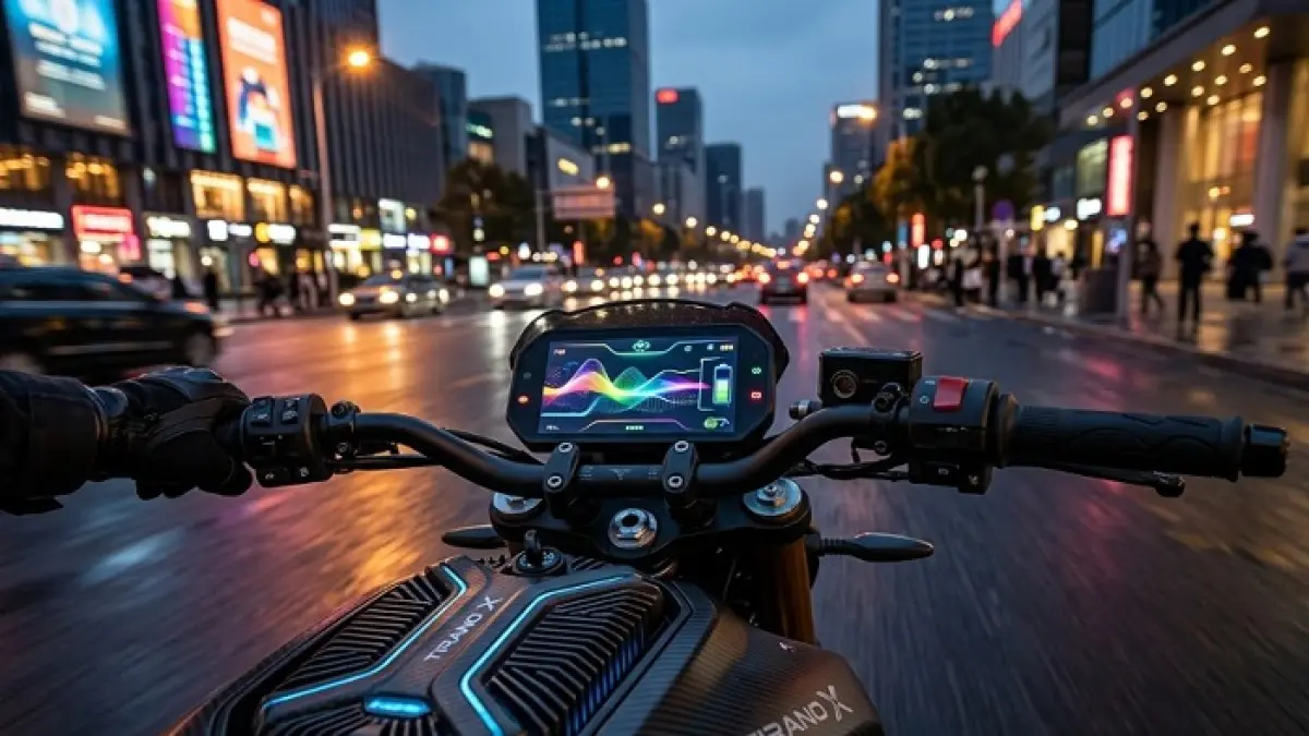 Tirano X motor listrik Indomobil hadir dengan fitur canggih, jarak 160 km, harga Rp32 juta, bikin heboh pasar motor listrik (Ilustrasi Gemini AI)