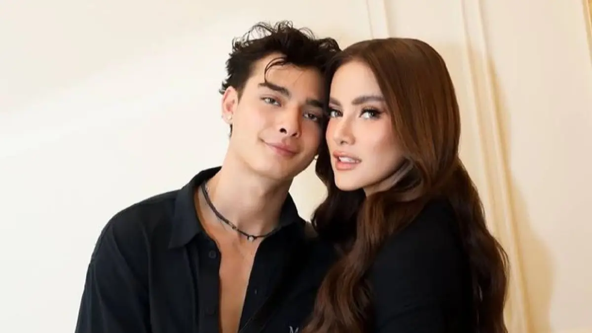 Hubungan Olla Ramlan dan Tristan Molina semakin mesra. Kedekatan dengan anak-anak Olla memunculkan isu pernikahan. (Pinterest) 