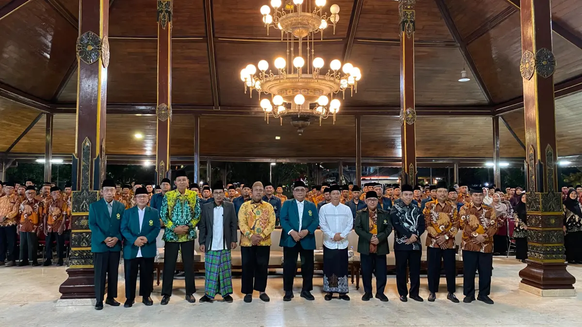 Pengukuhan kepengurusan LDII di Pendopo Kongas Arum Kusumaning Bongso pada Selasa (23/6/2026) pukul 19.00 WIB.(MEGA MUSTIKA/RADAR TULUNGAGUNG)