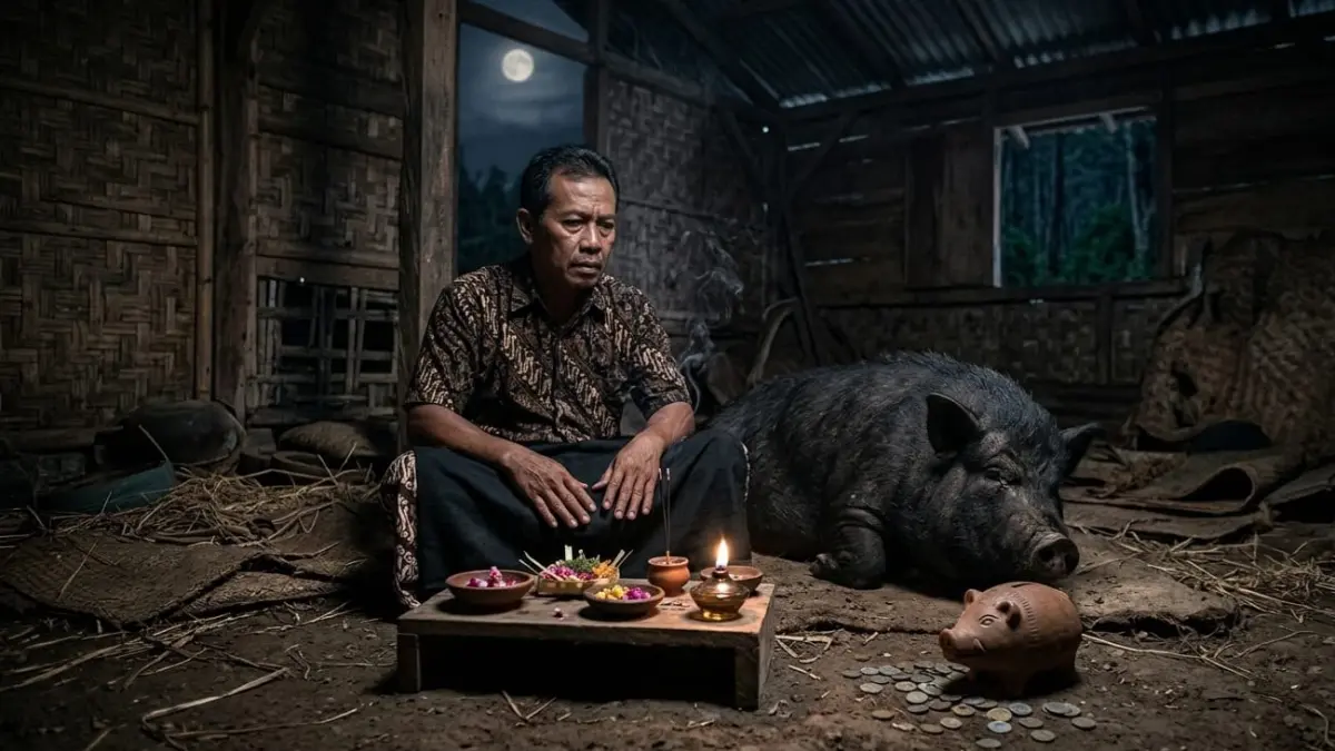 Pesugihan Babi Ngepet masih jadi misteri. Simak asal-usul, mitos, dan fakta di balik legenda pencari kekayaan ini.