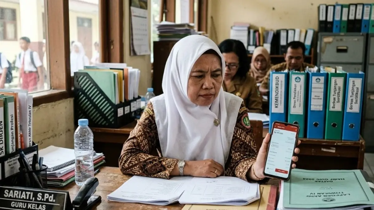 TPG THR 100 persen belum cair? Dokumen pemerintah menyebut dana sudah disalurkan ke daerah sejak Desember 2025. (Ilustrasi Gemini AI)