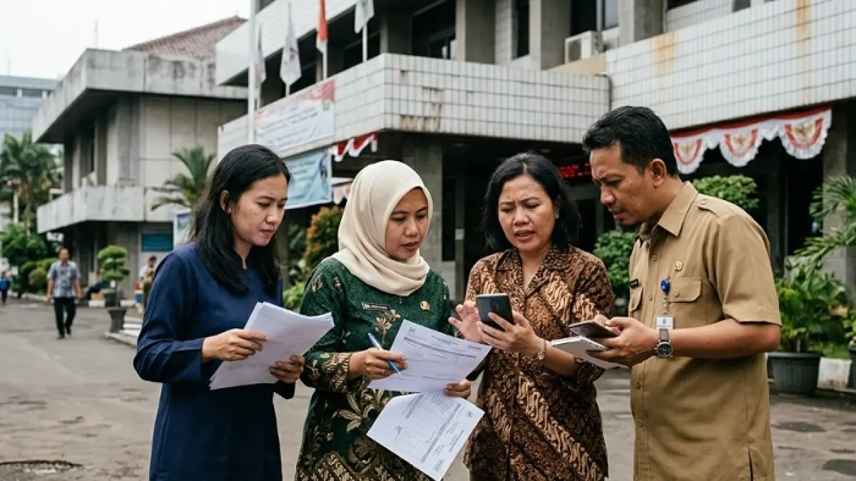 TPG 100 persen disorot DPR RI. Penyaluran lewat pemda dinilai lambat, guru didorong terima dana langsung. (Ilustrasi Gemini AI)