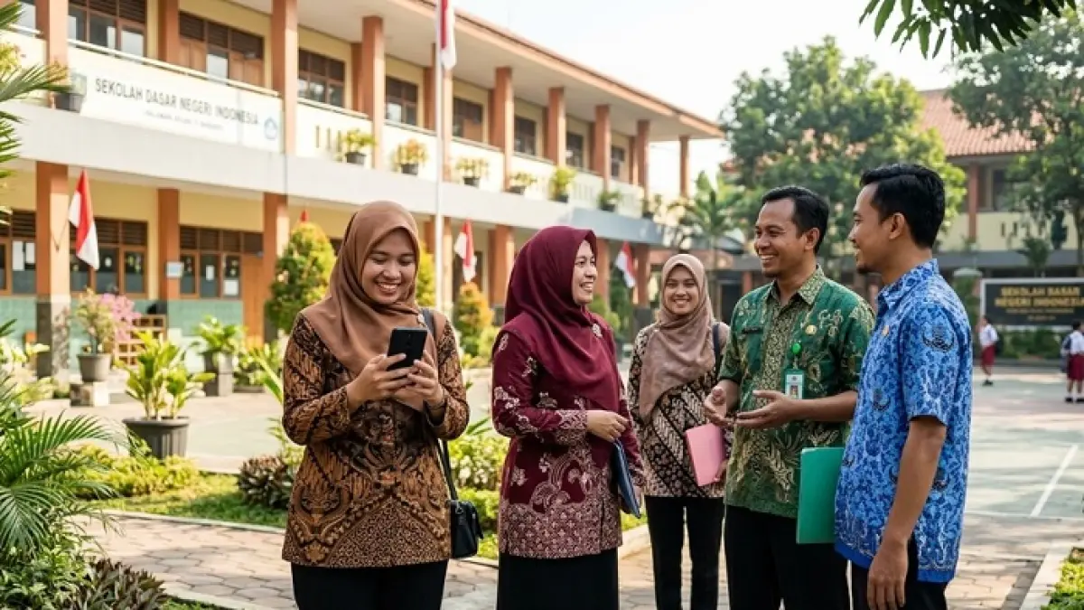 TPG Juni 2026 mulai cair untuk guru non ASN. Cek syarat agar tunjangan profesi guru tidak gagal dibayar. (Ilustrasi Gemini AI)