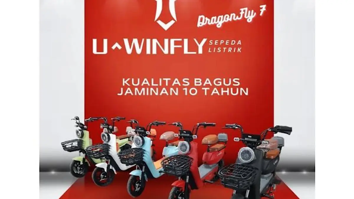 Sepeda listrik Uwinfly D66i harga Rp4 jutaan hadir dengan desain premium, fitur cruise control, dan opsi dashcam. Simak spesifikasi lengkapnya.(pinterest)