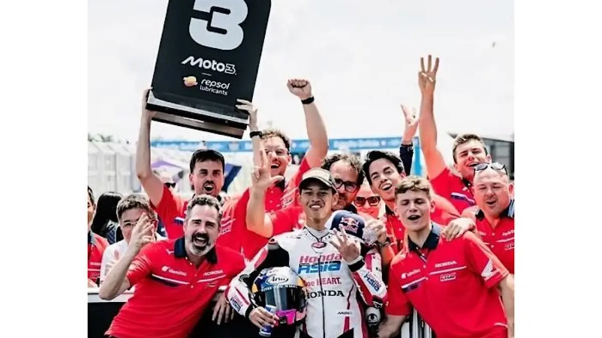 Veda Ega Pratama disambut meriah di Belanda jelang Moto3 GP Belanda 2026. Popularitas rider Indonesia terus melejit di Eropa.(pinterest)