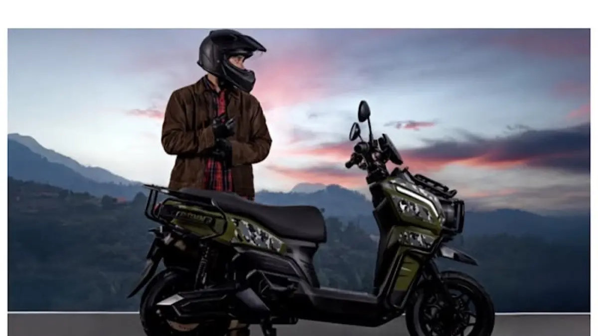 Indomobil eMotor Quty Pro dijual Rp18,8 juta dengan jarak tempuh 135 km, fitur NFC, TCS, HSA, alarm dan desain premium.(pinterest)