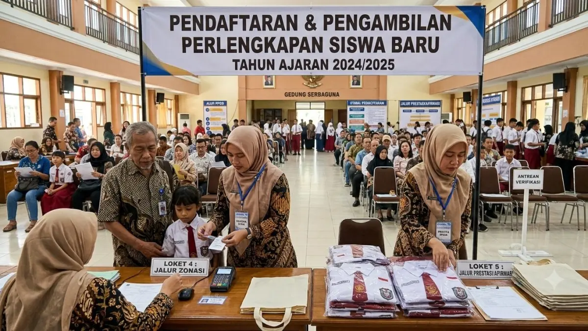 Seluruh calon peserta didik yang mendaftar melalui jalur afirmasi SPMB 2026 diwajibkan melengkapi dokumen DTKS yang telah dilegalisasi Dinas Sosial.(ILUSTRASI AI)
