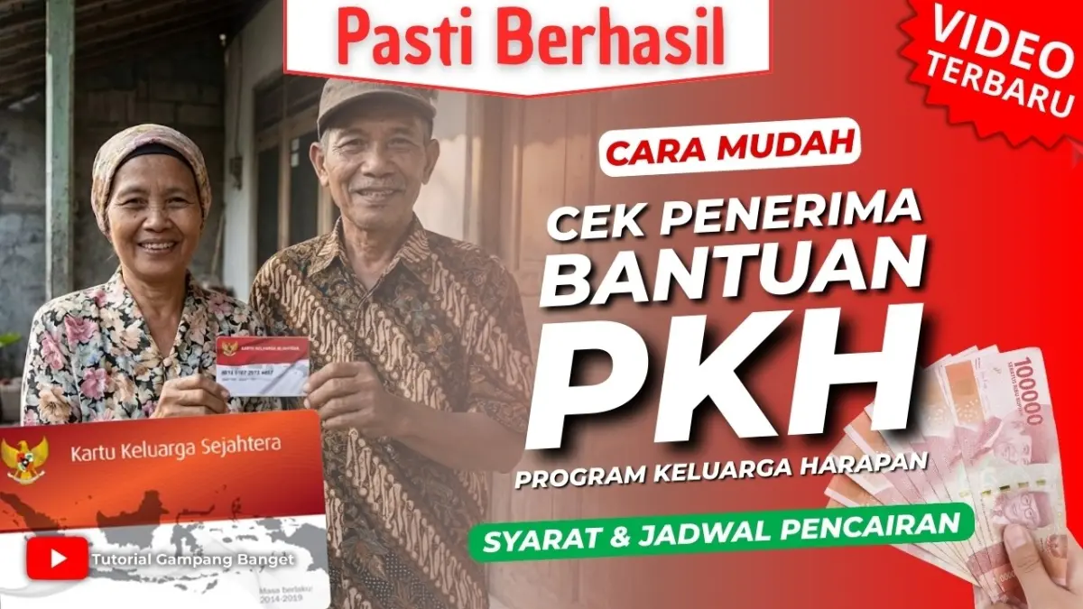 PKH 2026 kembali disalurkan. Simak besaran bantuan, syarat penerima, jadwal pencairan, dan cara cek status penerima bansos. (Youtube. com)