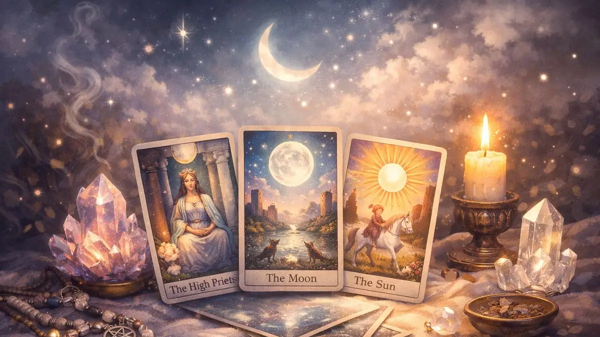 Ramalan tarot hari ini banyak dicari. Kenali arti kartu tarot, cara membacanya, dan maknanya untuk cinta, karier, serta keuangan.