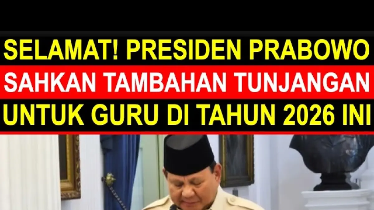 TPG THR Guru 2026 kembali diberikan. Simak syarat guru ASN yang berhak menerima tambahan tunjangan profesi dalam THR tahun ini. (Youtube. com)
