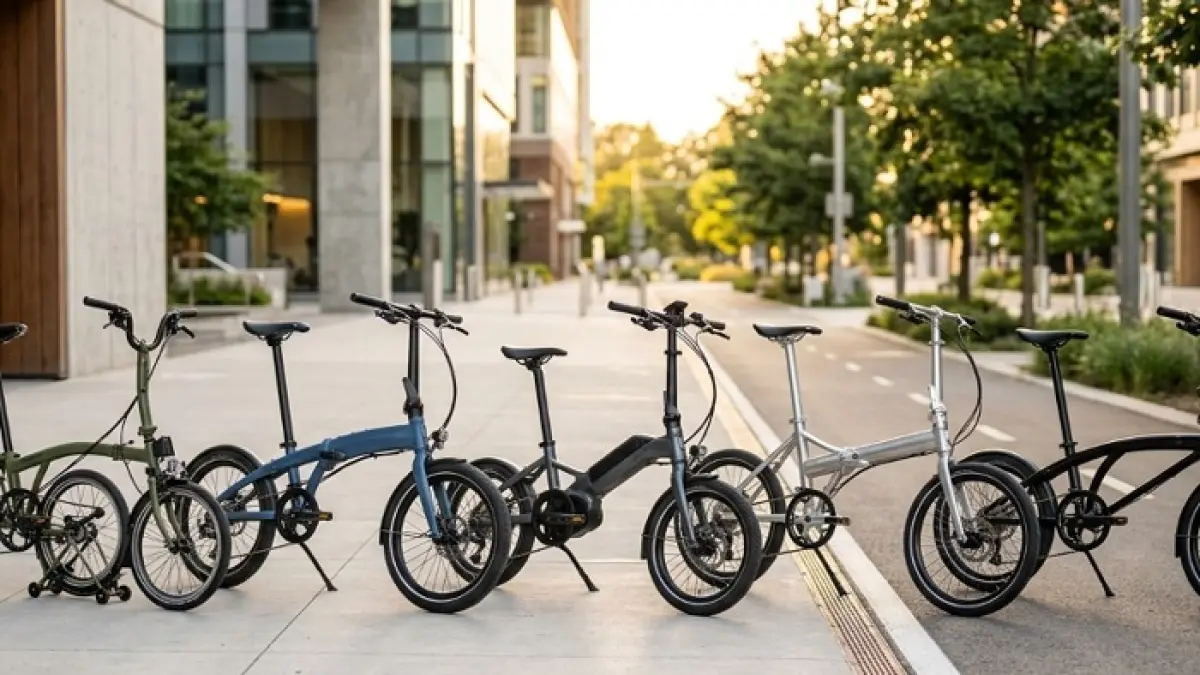 10 sepeda lipat terbaik 2026 hadir dengan fitur lengkap mulai harga Rp2 jutaan hingga e-bike modern untuk mobilitas harian. (Ilustrasi Gemini AI)