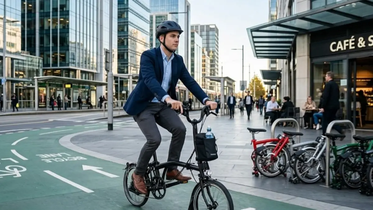 Sepeda lipat terbaik 2026 hadir dengan banyak pilihan untuk mobilitas harian, gowes urban hingga e-bike modern. Simak rekomendasinya. (Ilustrasi Gemini AI)