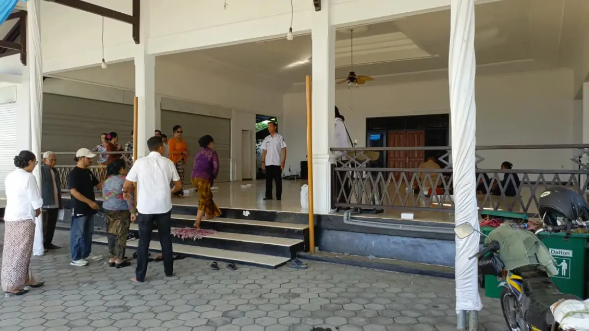 Bangunan asli Dalem Kanjengan hilang sejak 1970-an. Sebagian lahannya kini menjadi area komersial, namun nilai sejarahnya tetap dipertahankan.(RAHIIQ AL BACHRI/RADAR TULUNGAGUNG)