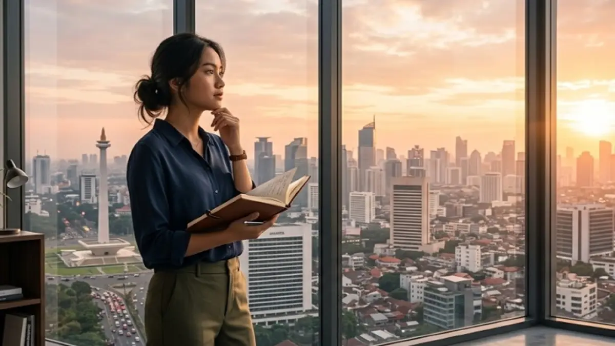 Personal Statement LPDP ternyata punya format yang disarankan mentor agar lebih menarik di mata reviewer dan meningkatkan peluang lolos beasiswa. (Ilustrasi Gemini AI)