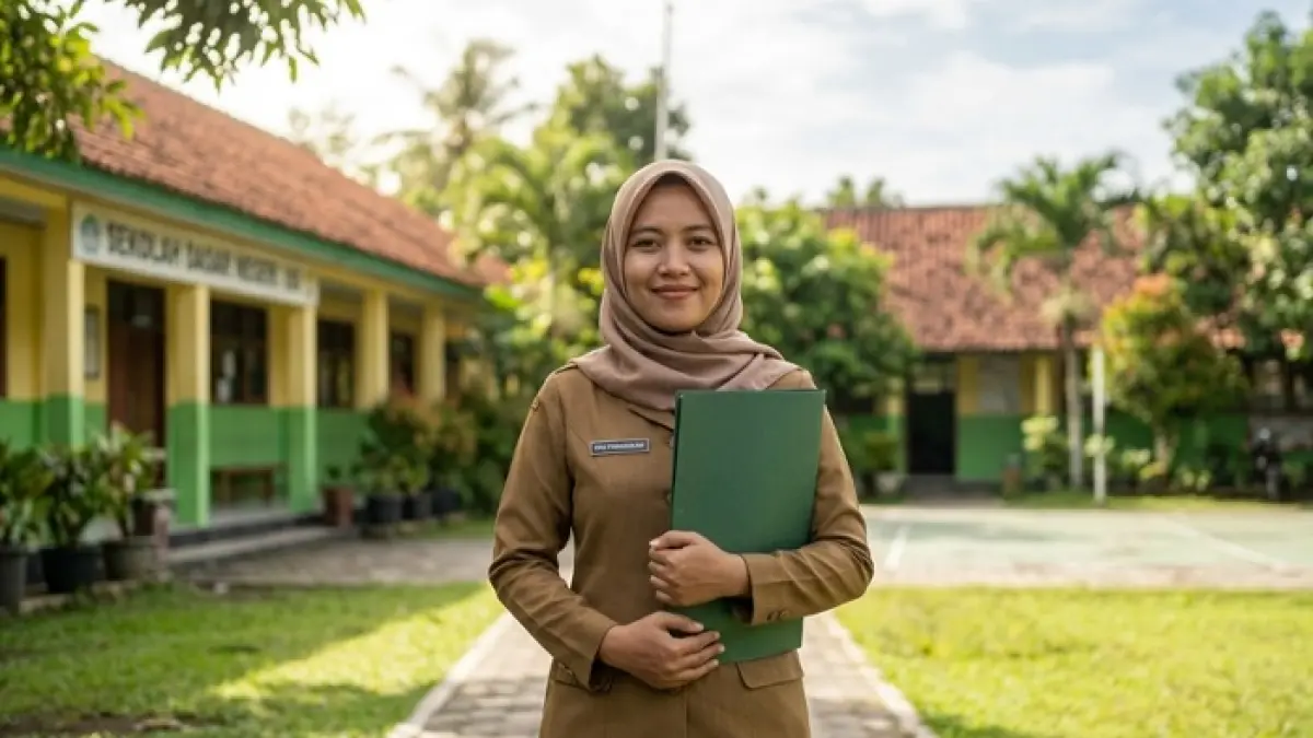 Kapan TPG THR 100 persen cair? Simak syarat penerima, aturan terbaru PMK 2026, dan kendala pencairan yang masih menjadi perhatian. (Ilustrasi Gemini AI)