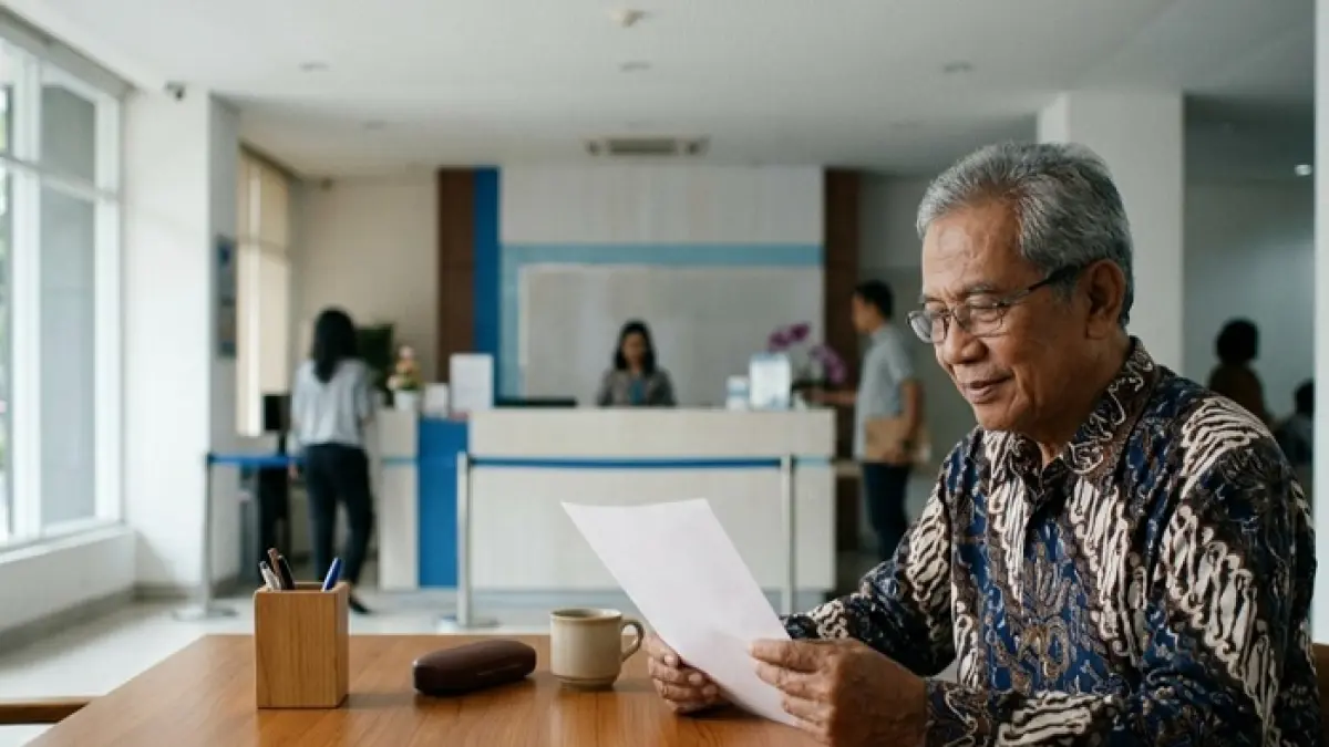 Rapel gaji pensiunan Juli 2026 masih menjadi perhatian. PT Taspen memberi klarifikasi resmi terkait jadwal pencairannya. (Ilustrasi Gemini AI)