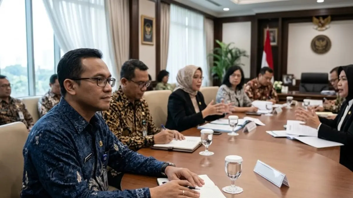 Usulan gaji guru minimal Rp5 juta kembali menguat di DPR. Komisi X menilai angka tersebut layak demi meningkatkan kesejahteraan guru. (Ilustrasi Gemini AI)