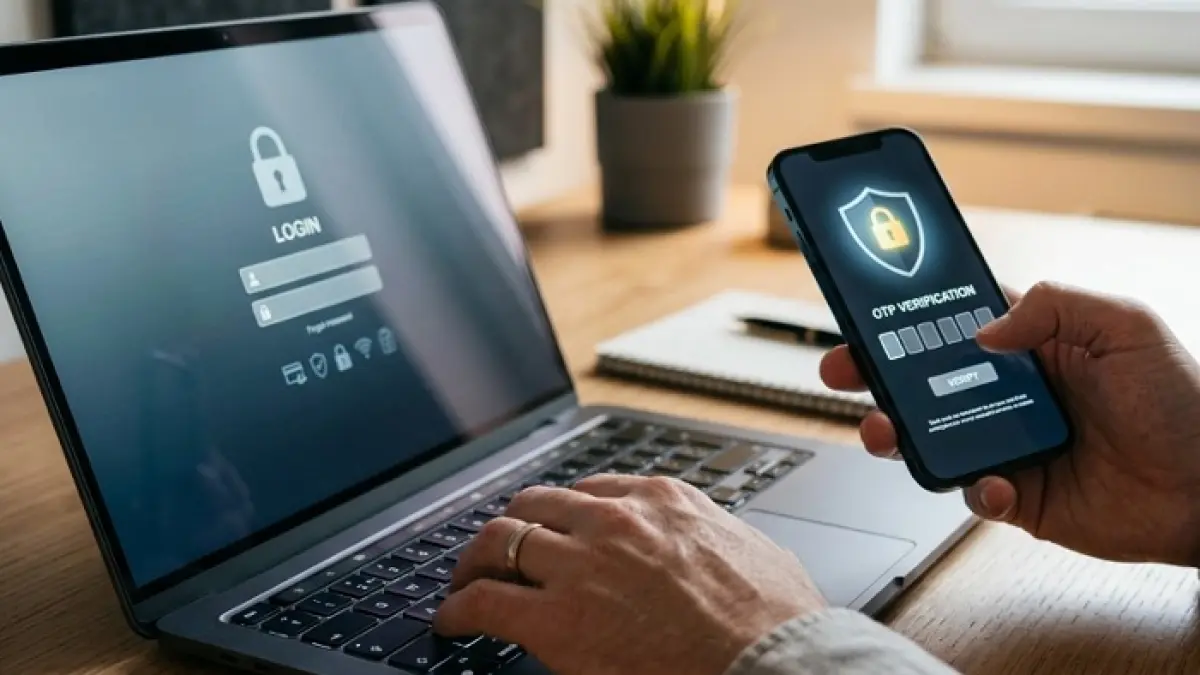 ASN wajib mengetahui cara aktivasi MFA ASN Digital agar login BKN lebih aman menggunakan Google Authenticator dan kode OTP. (Ilustrasi Gemini AI)