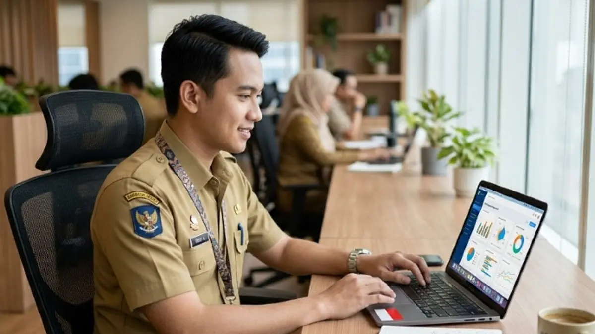 Cara isi SKP e-Kinerja 2026 kini dimulai dari atasan. Simak panduan lengkap mengisi RHK, indikator hingga pengajuan SKP. (Ilustrasi Gemini AI)