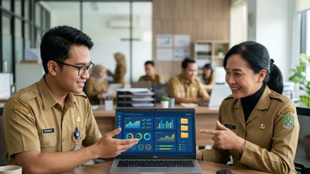 Cara isi SKP e-Kinerja 2026 untuk pegawai lengkap dari penyusunan RHK, indikator kinerja hingga pengajuan SKP terbaru. (Ilustrasi Gemini AI)
