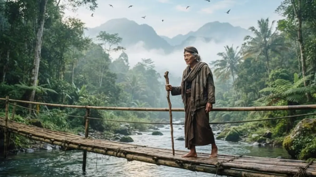 Perjalanan Sunan Kalijaga dari Raden Said hingga menjadi Wali Songo menyimpan pelajaran tentang taubat, kesabaran, dan dakwah budaya. (Ilustrasi Gemini AI)