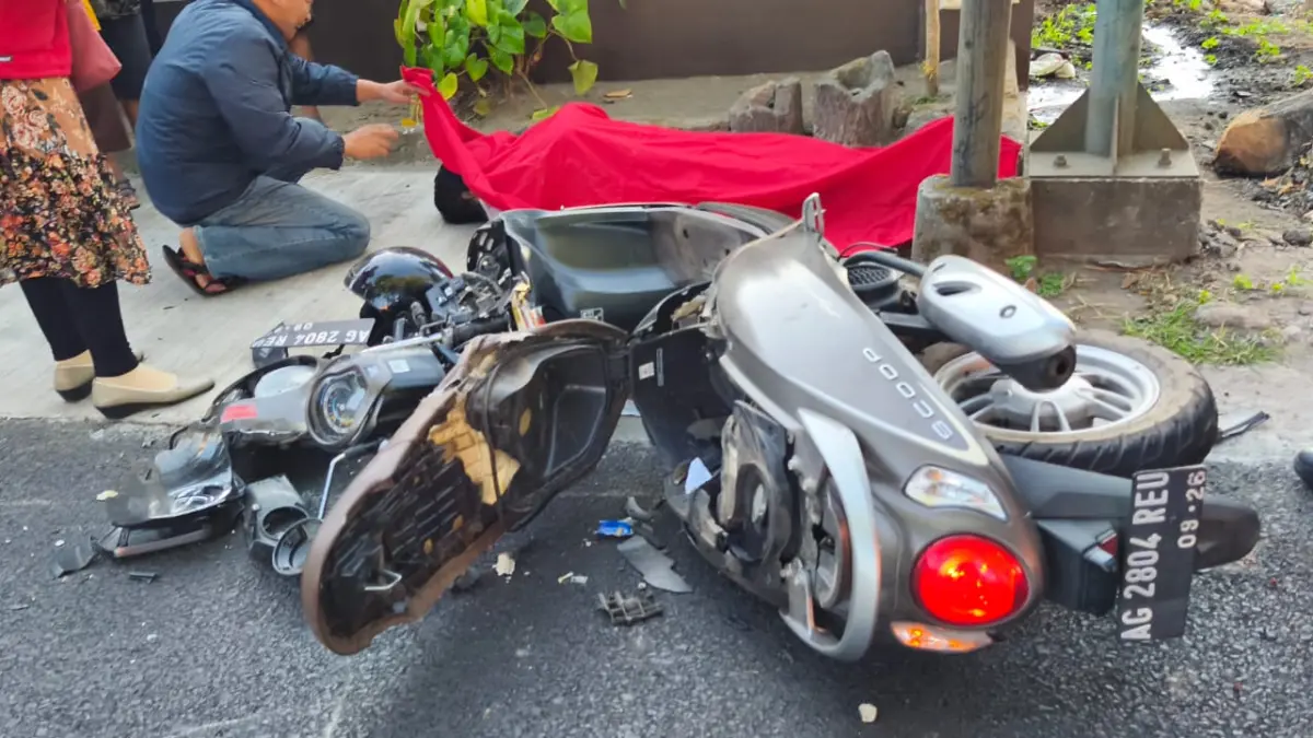 Manuver Mendahului Jadi Pemicu Kecelakaan Fatal di Sumbergempol (POLSEK SUMBERGEMPOL)